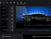 Tablet Screenshot of glenbardautobody.com